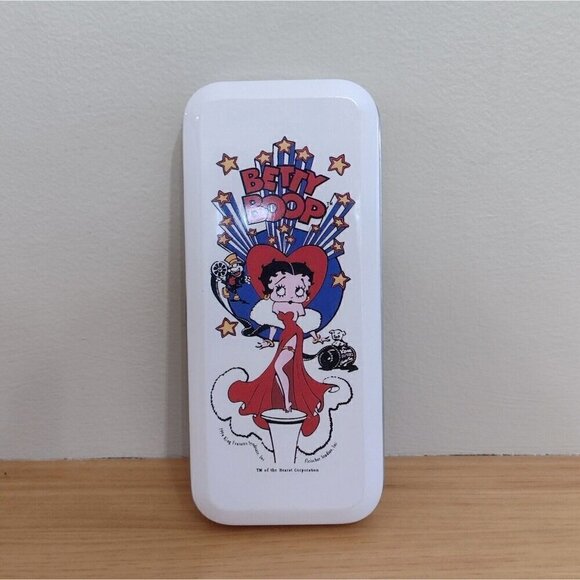 Vintage 1994 King Features Syndicate Betty Boop Wrist Watch Trinket Tin 6" - Picture 1 of 8